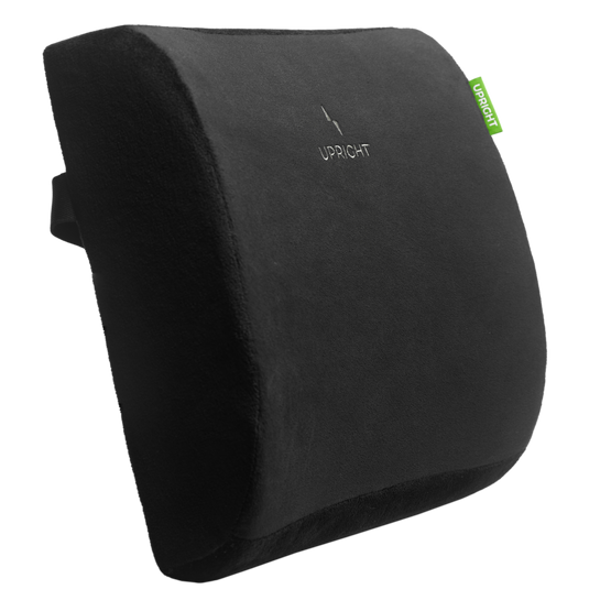 Ergonomic Lumbar Pillow for Back Support - Memory Foam Office Chair Cushion
