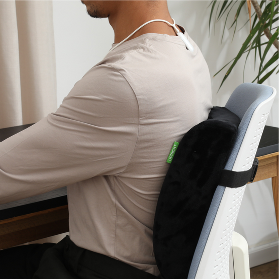 Fory Gel ergonomic cushion with lumbar support and gel